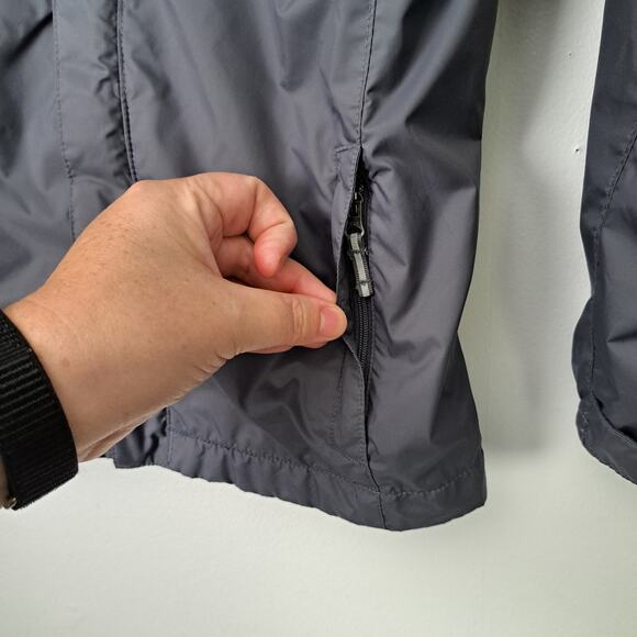 Columbia Youth XS Omni-Tech Mesh Lined Full Zip Jacket Gray - Picture 3 of 9